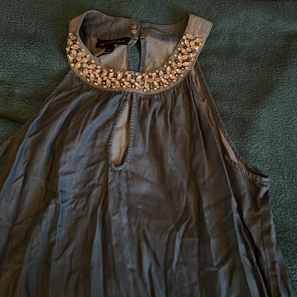 International Concepts - Denim Top - Size M - Picture 3 of 7